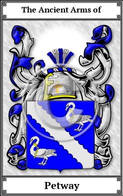 Petway Family Crest Download (JPG)  Book Plated - 150 DPI