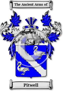 Pitwell Family Crest Download (jpg) Legacy Series - 150 DPI
