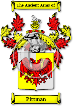 Pittman Family Crest Download (jpg) Legacy Series - 150 DPI