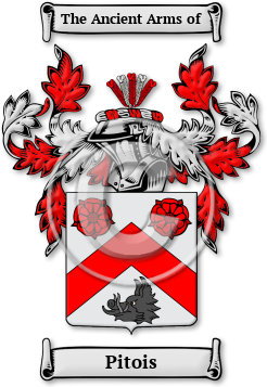 Pitois Family Crest Download (jpg) Legacy Series - 150 DPI