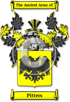 Pitters Family Crest Download (jpg) Legacy Series - 150 DPI