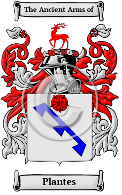 Plantes Family Crest Download (JPG) Heritage Series - 600 DPI