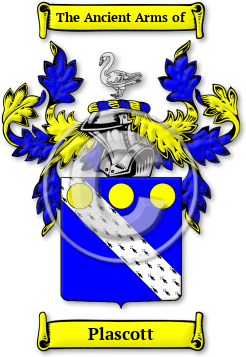 Plascott Family Crest Download (JPG) Legacy Series - 600 DPI