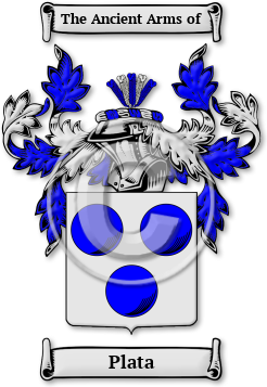 Plata Family Crest Download (jpg) Legacy Series - 150 DPI
