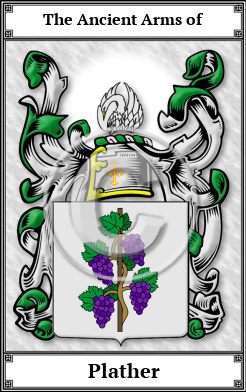 Plather Family Crest Download (JPG)  Book Plated - 150 DPI