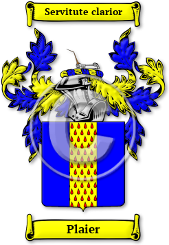 Plaier Family Crest Download (JPG) Legacy Series - 600 DPI