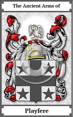 Playfere Family Crest Download (JPG) Book Plated - 600 DPI