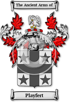 Playfert Family Crest Download (jpg) Legacy Series - 150 DPI