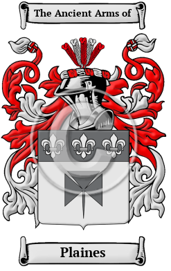 Plaines Family Crest Download (JPG) Heritage Series - 600 DPI