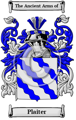 Plaiter Family Crest Download (JPG) Heritage Series - 600 DPI