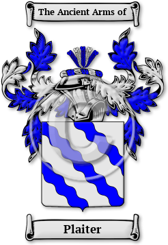 Plaiter Family Crest Download (JPG) Legacy Series - 300 DPI