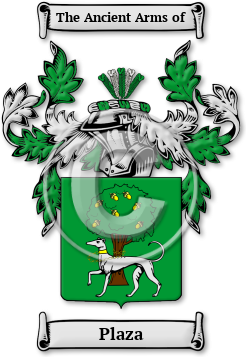 Plaza Family Crest Download (JPG) Legacy Series - 300 DPI