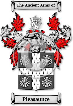 Pleasaunce Family Crest Download (jpg) Legacy Series - 150 DPI