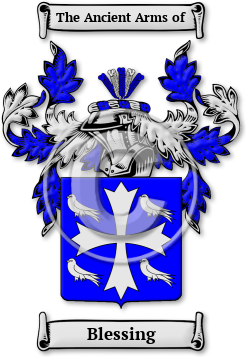 Blessing Family Crest Download (jpg) Legacy Series - 150 DPI