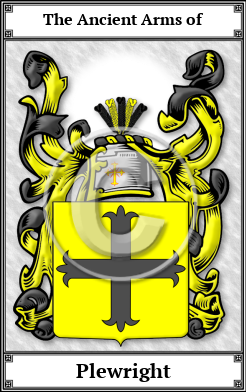 Plewright Family Crest Download (JPG) Book Plated - 600 DPI