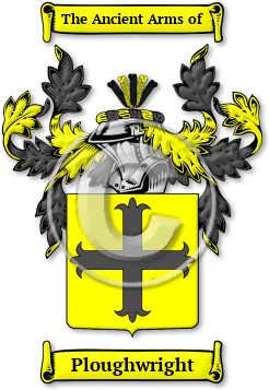 Ploughwright Family Crest Download (jpg) Legacy Series - 150 DPI