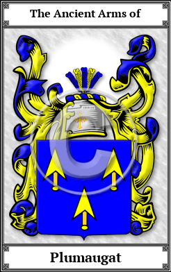 Plumaugat Family Crest Download (JPG)  Book Plated - 150 DPI