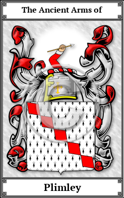 Plimley Family Crest Download (JPG) Book Plated - 600 DPI