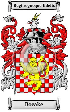 Bocake Family Crest/Coat of Arms