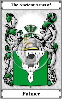 Patmer Family Crest Download (JPG) Book Plated - 600 DPI