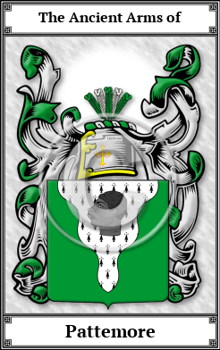 Pattemore Family Crest Download (JPG)  Book Plated - 150 DPI