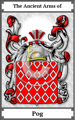 Pog Family Crest Download (JPG)  Book Plated - 150 DPI