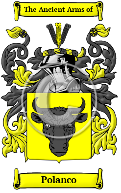 Polanco Family Crest Download (JPG) Heritage Series - 600 DPI