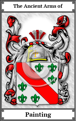 Painting Family Crest Download (JPG) Book Plated - 600 DPI