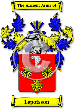 Lepoisson Family Crest Download (JPG) Legacy Series - 600 DPI