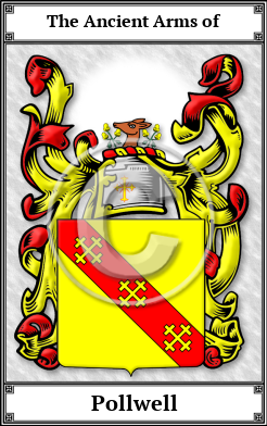 Pollwell Family Crest Download (JPG)  Book Plated - 150 DPI