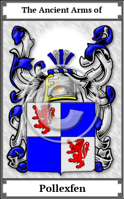 Pollexfen Family Crest Download (JPG)  Book Plated - 150 DPI