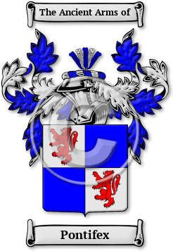 Pontifex Family Crest Download (JPG) Legacy Series - 600 DPI