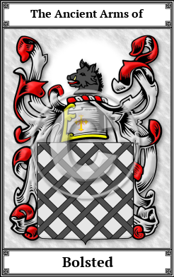 Bolsted Family Crest Download (JPG)  Book Plated - 150 DPI