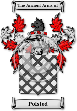 Polsted Family Crest Download (jpg) Legacy Series - 150 DPI