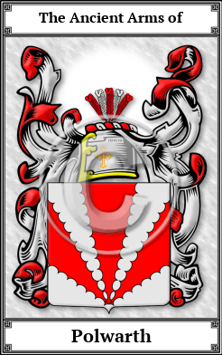 Polwarth Family Crest Download (JPG) Book Plated - 600 DPI