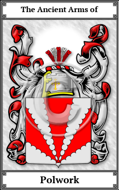 Polwork Family Crest Download (JPG) Book Plated - 600 DPI