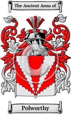 Polworthy Family Crest Download (JPG) Heritage Series - 600 DPI