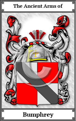 Bumphrey Family Crest Download (JPG)  Book Plated - 150 DPI