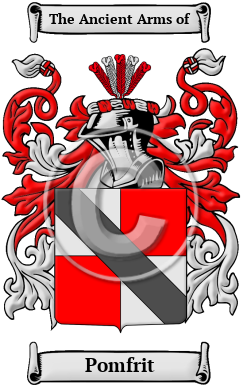 Pomfrit Family Crest/Coat of Arms