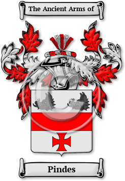 Pindes Family Crest Download (JPG) Legacy Series - 600 DPI