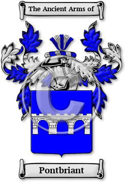 Pontbriant Family Crest Download (JPG) Legacy Series - 600 DPI