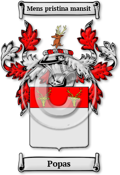 Popas Family Crest Download (jpg) Legacy Series - 150 DPI