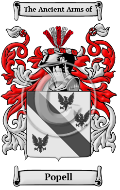 Popell Family Crest Download (JPG) Heritage Series - 600 DPI