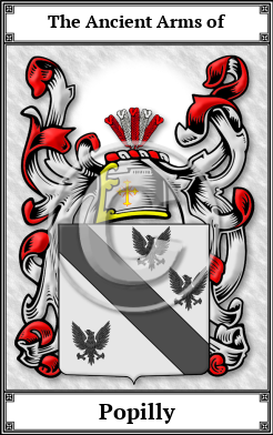 Popilly Family Crest Download (JPG)  Book Plated - 150 DPI