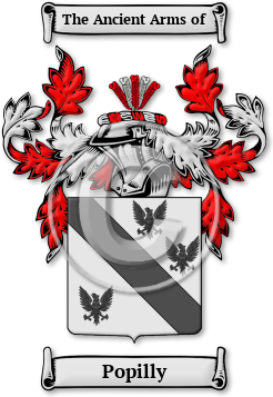 Popilly Family Crest Download (jpg) Legacy Series - 150 DPI