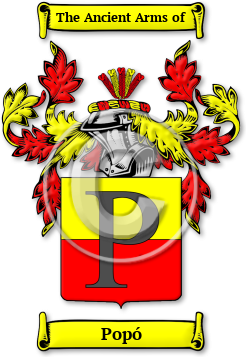 Popó Family Crest Download (jpg) Legacy Series - 150 DPI