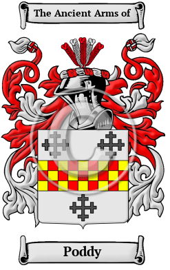 Poddy Family Crest/Coat of Arms