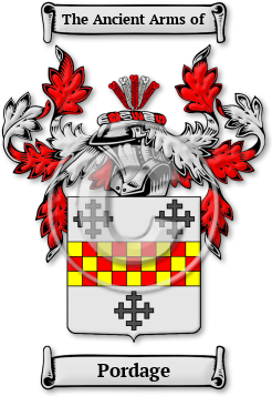 Pordage Family Crest Download (jpg) Legacy Series - 150 DPI