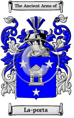 La-porta Family Crest Download (JPG) Heritage Series - 300 DPI