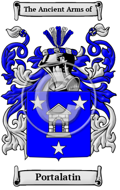 Portalatin Family Crest Download (JPG) Heritage Series - 600 DPI